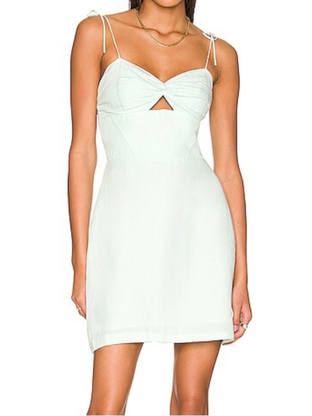 Amanda Uprichard Bliss Mini Dress Celadon Green Size S